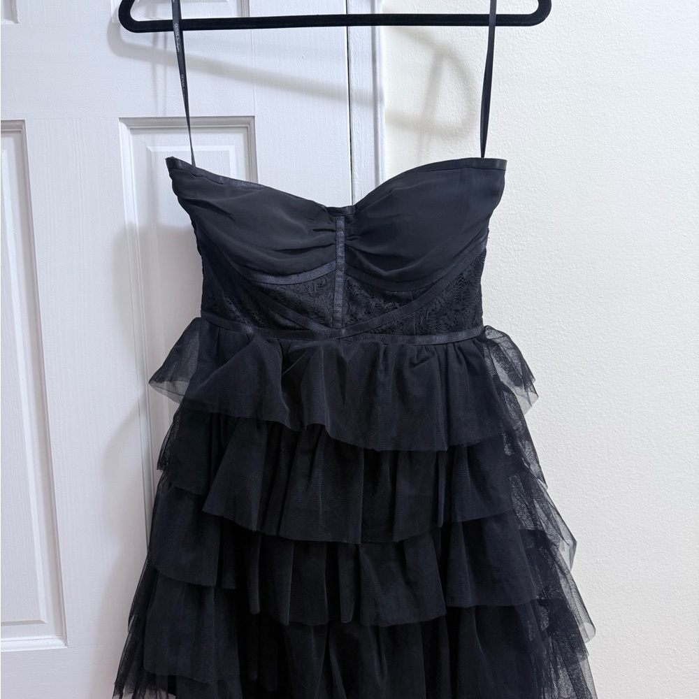 Guess Black Satin Dress